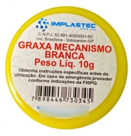 Graxa Mecanismo Branca Implastec Pote 10g