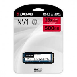 SSD Kingston Nv1 500gb M.2 Nvme Pcie 3.0 - Snvs/500g