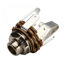 Conector Jack P10 Estreo Prata SANTO ANGELO