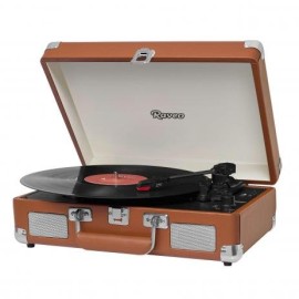 Vitrola Brown com USB e Bluetooth, Bivolt, Raveo Sonetto