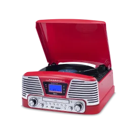 Vitrola Raveo Harmony Bluetooth - Vermelha