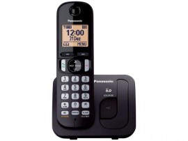 Telefone Sem Fio Panasonic - Identificador de Chamada Viva Voz Preto