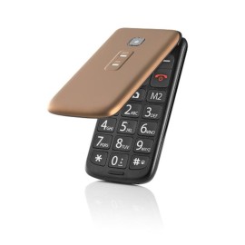 Celular Multilaser Flip Vita Dual Chip MP3 Dourado - P9043