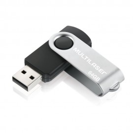 Pen Drive Twist 64GB USB Multilaser - PD590