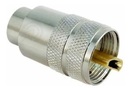  Conector Macho UHF com redutor para RG213/RG59 