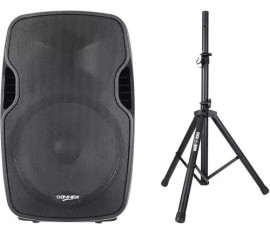 Kit Caixa Ativa Donner S6000 15' 300w Bt 5.0 Tw Com Trip 