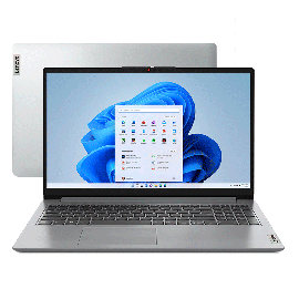 Notebook Lenovo Ultrafino IdeaPad 1i i3-1215U, 8GB, 256GB SSD, Intel UHD Graphics, Windows 11, 15.6" - 82VY000SBR