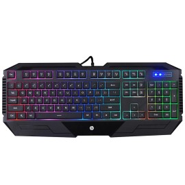 Teclado Gamer HP, LED, ABNT2 - K110