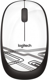 Mouse com Fio USB Logitech M105 - Branco