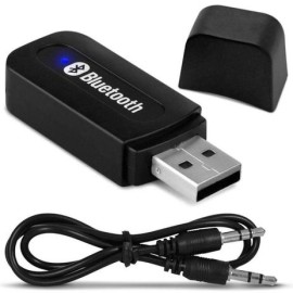 Adaptador Receptor Bluetooth Receiver Som para Carro Audio Auxiliar P2 