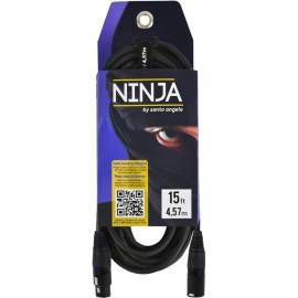Cabo XLR Macho x XLR Fmea 4,57m Ninja LW B Santo Angelo