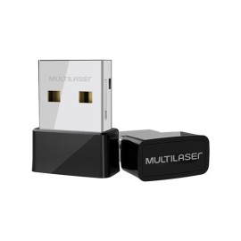 Adaptador WiFi USB Wireless Preto Multilaser - RE078