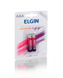 Pilha Recarregvel Elgin AAA