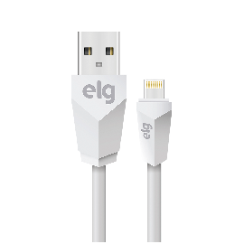 Cabo ELG Lightining L810 bco 1 metro