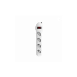 Filtro de Linha Qualitronix 4 Tomadas Bivolt Branco 1,2m - QFL4B.