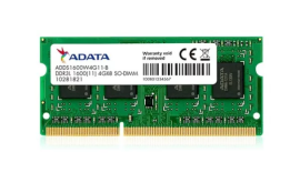 Memria Adata 4gb Ddr3-1600mhz Notebook  -adds1600