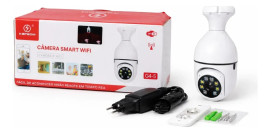 C�mera L�mpada 360� Kapbom G4-5 com �udio, App Wi-Fi e Vis�o Noturna HD