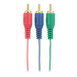 Cabo Rca Cristal - 3 3 Rca - 2m - Video Componente 018-3505