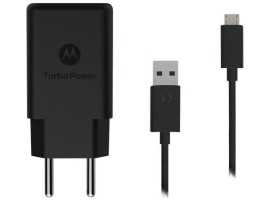 Carregador de Parede 18W Micro USB Motorola Preto