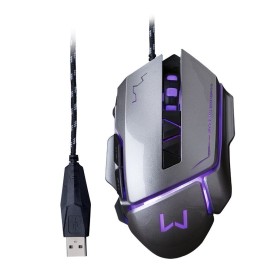 Mouse Multilaser Gamer Warrior Usb  Mo262-Grafite