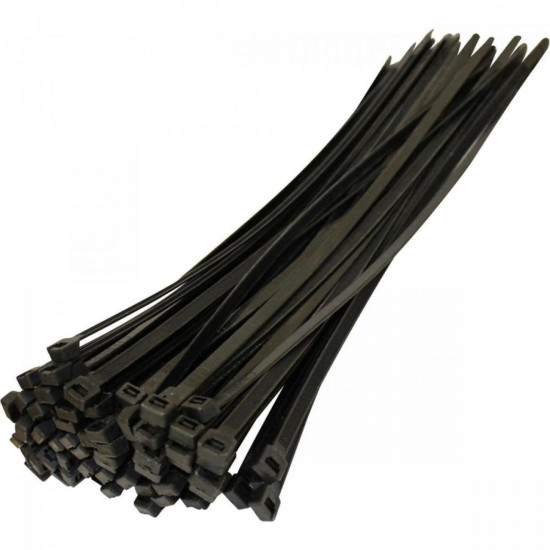 Abra�adeira Nylon 3,6X250mm Preta Storm