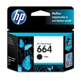 Cartucho Original HP 664 Preto