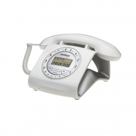 Telefone Intelbras Retr, com Viva-voz, Branco - TC8312