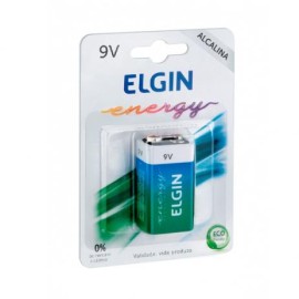 Bateria Alcalina 9V Elgin