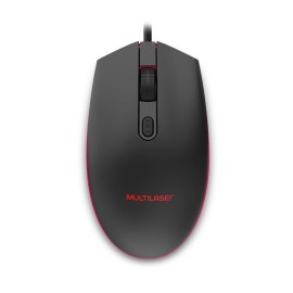 Mouse Gamer Multilaser 2400 Dpi Preto 