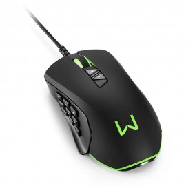 Mouse Gamer Warrior Moray, RGB, 14 Botes, 10000DPI - MO278