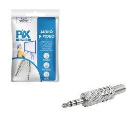 Plug P2 Estreo Metlico - Kit com 2 Plugs