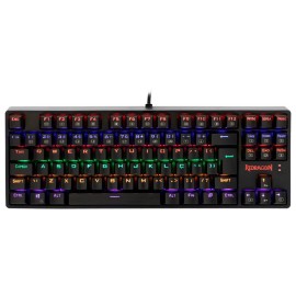 Teclado Mecnico Gamer Redragon Daksa Blue, ABNT2, Double Shot, Rainbow - K576R