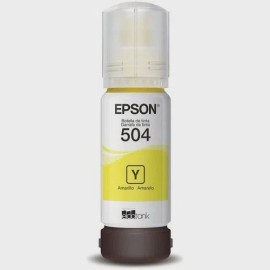 Refil de Tinta Epson 504 T504420-AL Amarelo (p/ impressoras L6171, L4150, L4160)