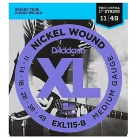 Encordoamento D'Addario Guitarra Exl 115B 