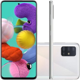 Smartphone Samsung Galaxy A51, 128GB, 48MP, Tela 6.5 Branco