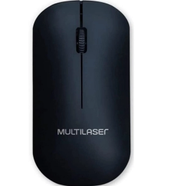 Mouse Sem Fio 2.4 Ghz 1200 Dpi Preto Usb Power Save - MO307 - Multilaser