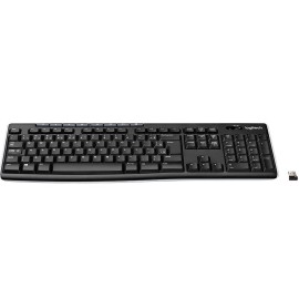 Teclado Sem Fio Logitech K270 - Preto