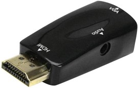 Conversor 5+ Plug HDMI para VGA com sada R/L 075-0822