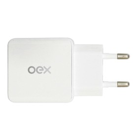 Carregador De Tomada Usb Branco Cg201 Oex Bivolt