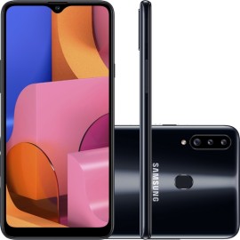 Smartphone Samsung Galaxy A20s Preto