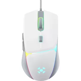 Mouse Gamer Fortrek Crusader 12800Dpi Branco