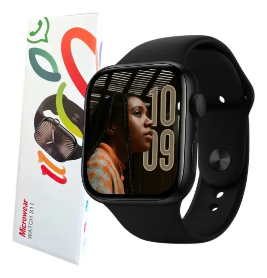 Rel�gio Smartwatch S11 Microwear Gps Nfc Chat Gpt Whatsapp