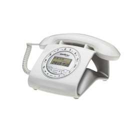 Telefone Intelbras Retr, com Viva-voz, Branco - TC8312