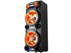 Caixa de Som Bluetooth Pulse Torre Double SP360 - Porttil 1600W USB com Tweeter (Apenas retirada em loja)