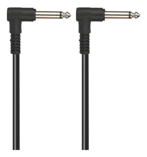 Cabo De Audio P10 X P10 Mono 20 Centimetros 90 Graus P1002