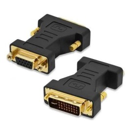 Adaptador DVI - DVI 24+5 Macho para VGA Fmea 