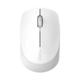 Mouse sem fio Rapoo M100, 2.4 Ghz, 3 Botes, 1000 DPI, Branco - RA010