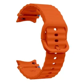 Realme Watch 5 pulseira compat�vel, pulseira de silicone macia [resistente ao desgaste] [respir�vel] pulseira de reposi��o - laranja