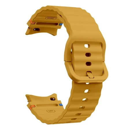 Realme Watch 5 pulseira compat�vel, pulseira de silicone macio [resistente ao desgaste] [respir�vel] pulseira de reposi��o - amarelo