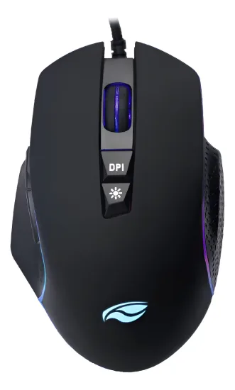 Mouse Gamer C3tech Commander Mg-330bk 6400 Dpi Rgb 7 Bot�es